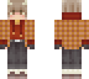 plaid + hoodie