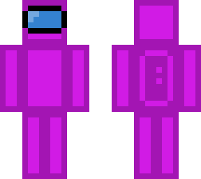 purple among us crewmate/imposter