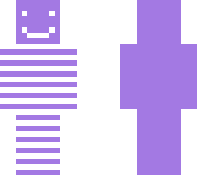 purple strips guy