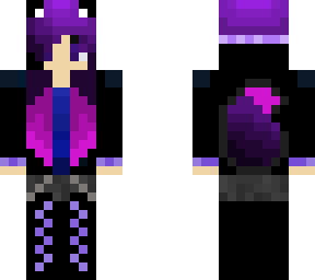 purple wolf girl (spark pink)