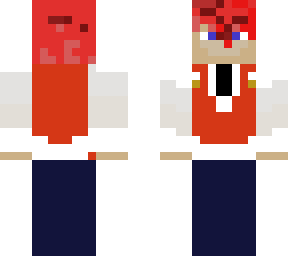 red haired anime boy