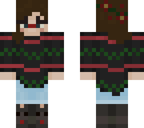 short hair girl - christmas sweater