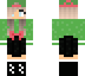 simple chrismas girl skin