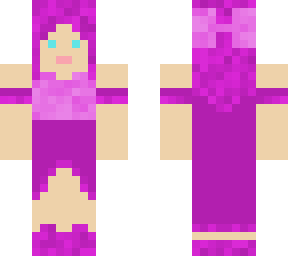 super purple lady