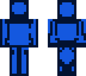 the blue head