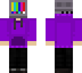tvhead (purple hoodie)