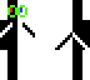 white and black