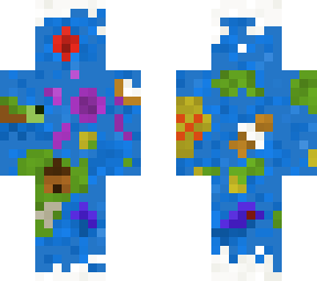 a fun earth map skin