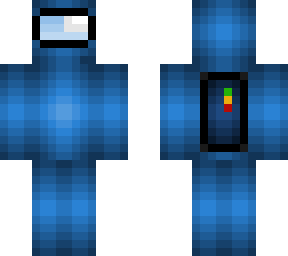 among us character (blue)