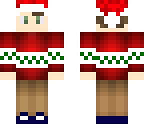 boy in holiday sweater