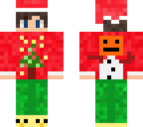 christmas boy/duck suit