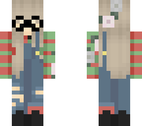 christmas glasses girl