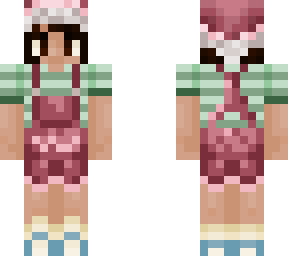 christmas version of my skin but with a hat