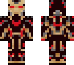 dark red iron man