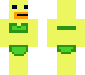 duck with swimsuit