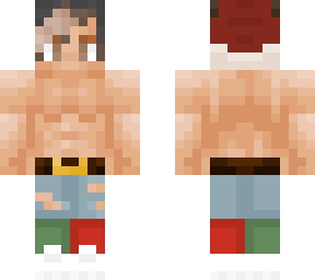 festive jolly buff man