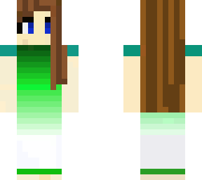 green girl skin made with tips from @esther208
