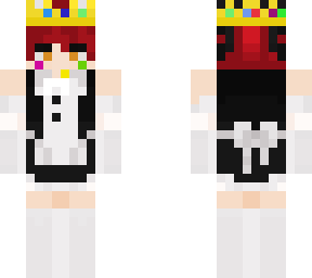 hisoka maid but technoblade crown