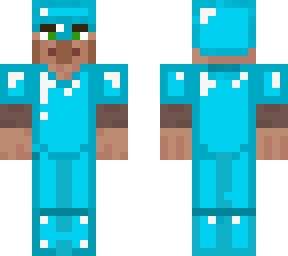 jerry with fake diamond armor