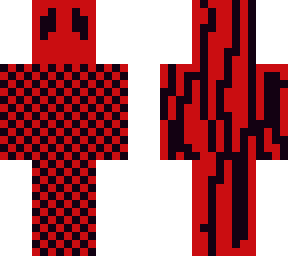 man in black and red