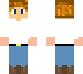man with white shirt and jeans (reupload)