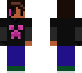 me in a human enderman hybrid updated skin color