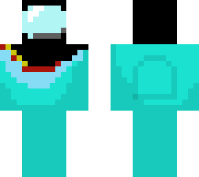 minecraft black head among us for map