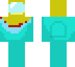 minecraft yellow head among us for map