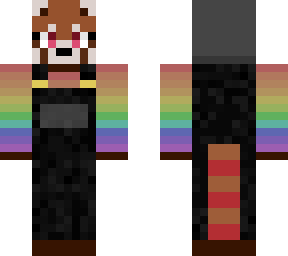 mushroomredpandawithabeanieandoveralls