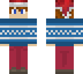 my christmas skin (santa hat instead of elf)