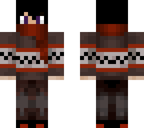 my skin christmas edition (jumper and scarf with snow dragon)