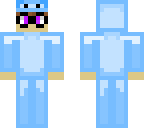my skin in a blue pig onesie? idk