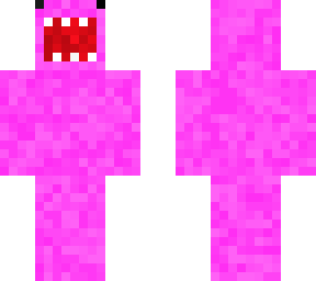 neon pink monster