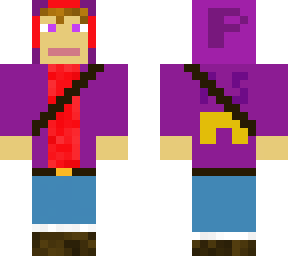 p.s.i traveler, snuffie land clothes, hood up.