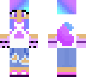 pastel purple werewolf girl