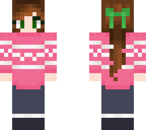 pink christmas sweater