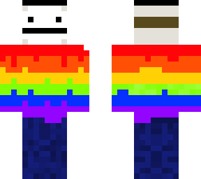 rainbow masked man