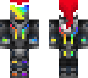 ranbow cyborg santa
