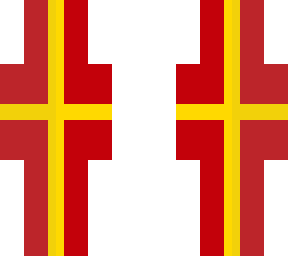 red and gold present