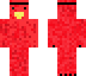 red bird w/ ninja head band