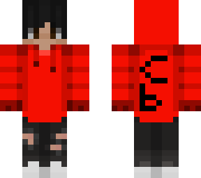 red hoodie