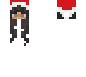 santa hat on my hair