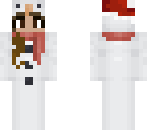 santa hat snowman