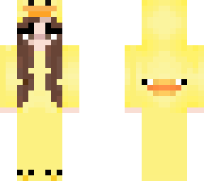 skeppy ducky suit but a girl (changed hair a tiny bit)