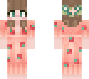 strawberry dress (edited) (even shorter hair, less pale skin)