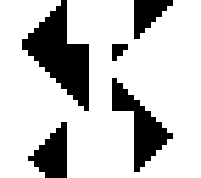 the black and white zigzag
