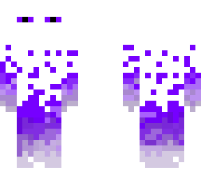 white enderman with purple fire