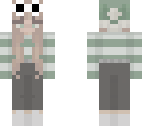 xmas green clout girl