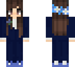 alexis blue suit