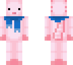 axolotl with scarf